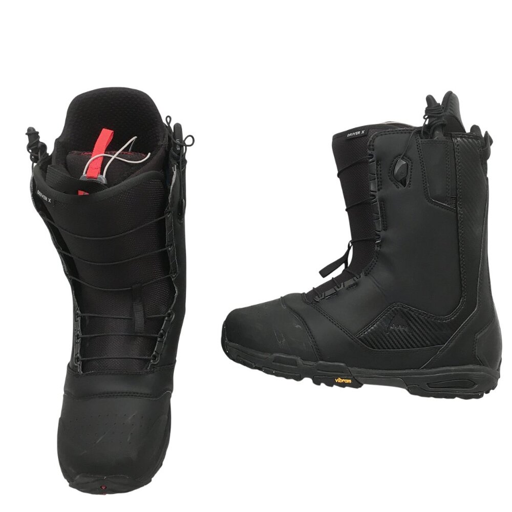 $550 Burton Driver X Snowboard Boots Size 13 Black Excellent Condition Wear Spot